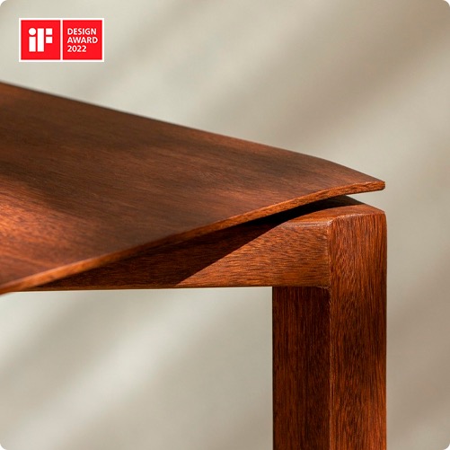 Mesa Wabi Aço Laminado | Peças Premiadas Cremme