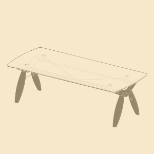 mesa dumont vitre