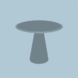 mesa geometric redonda